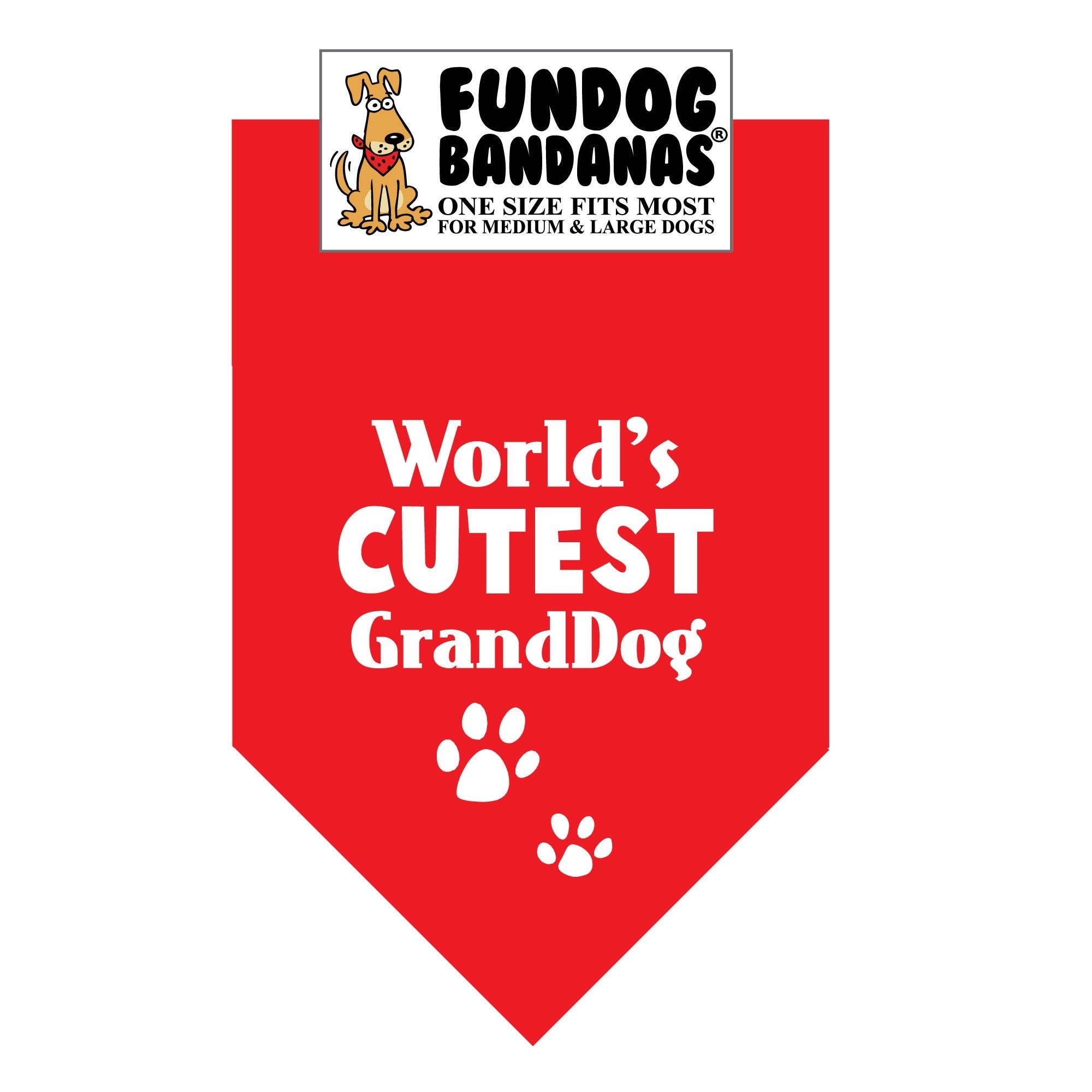 World's Cutest GrandDog Bandana