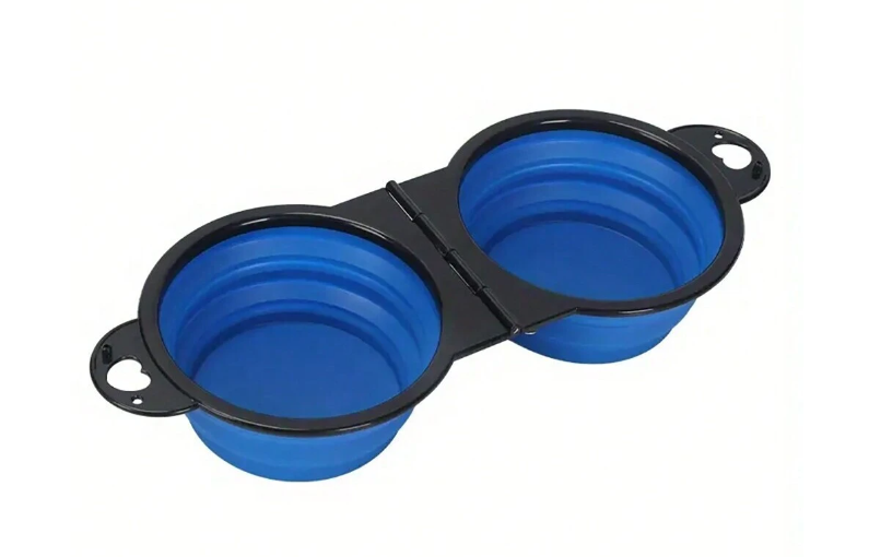 2 in 1 Foldable & Portable Pet Bowl