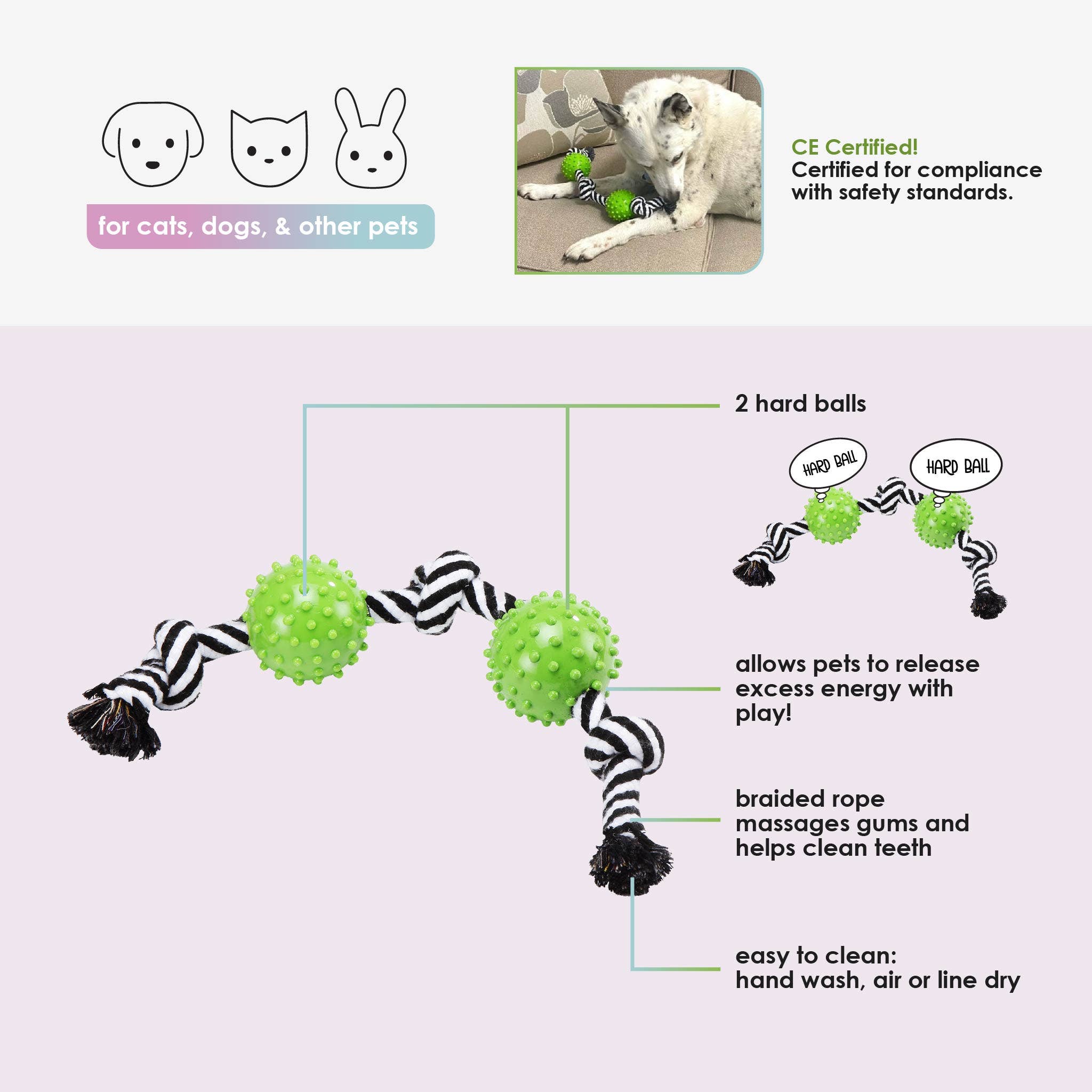 Durable Rope and Chew Dog Toy