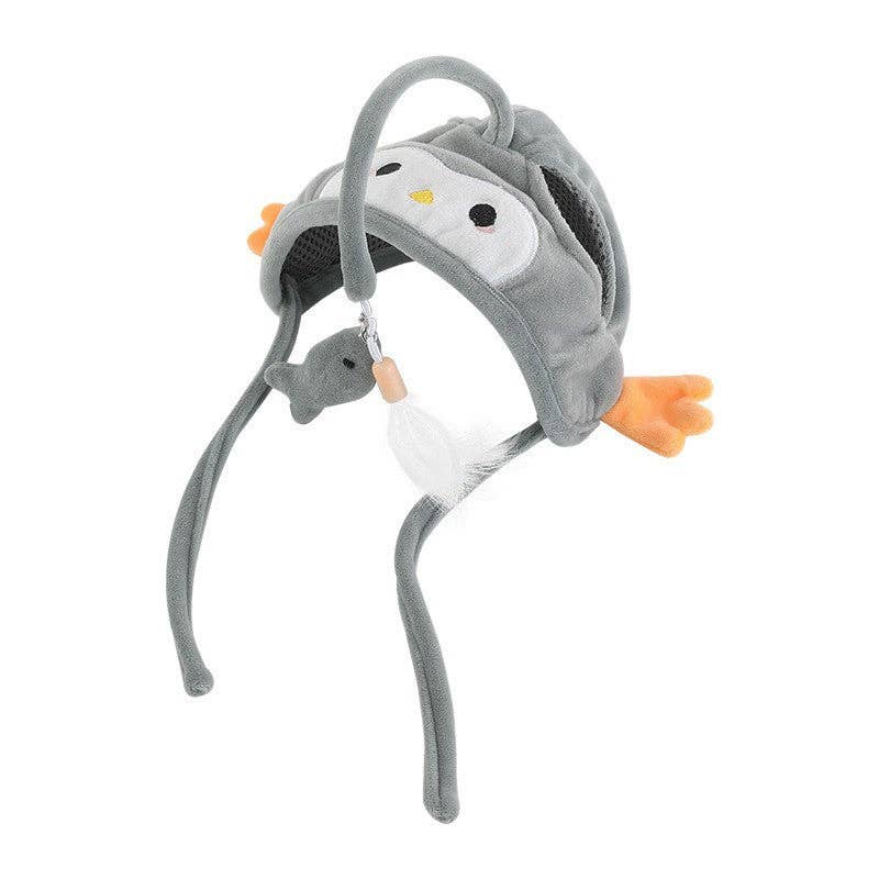 Moo - Feathered Cat Hat