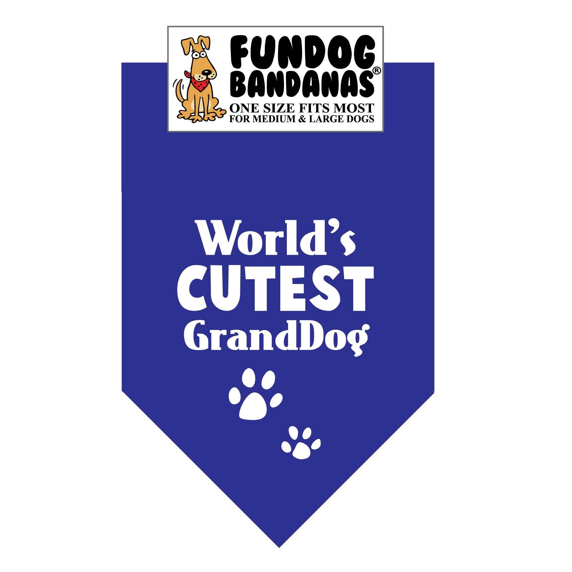World's Cutest GrandDog Bandana