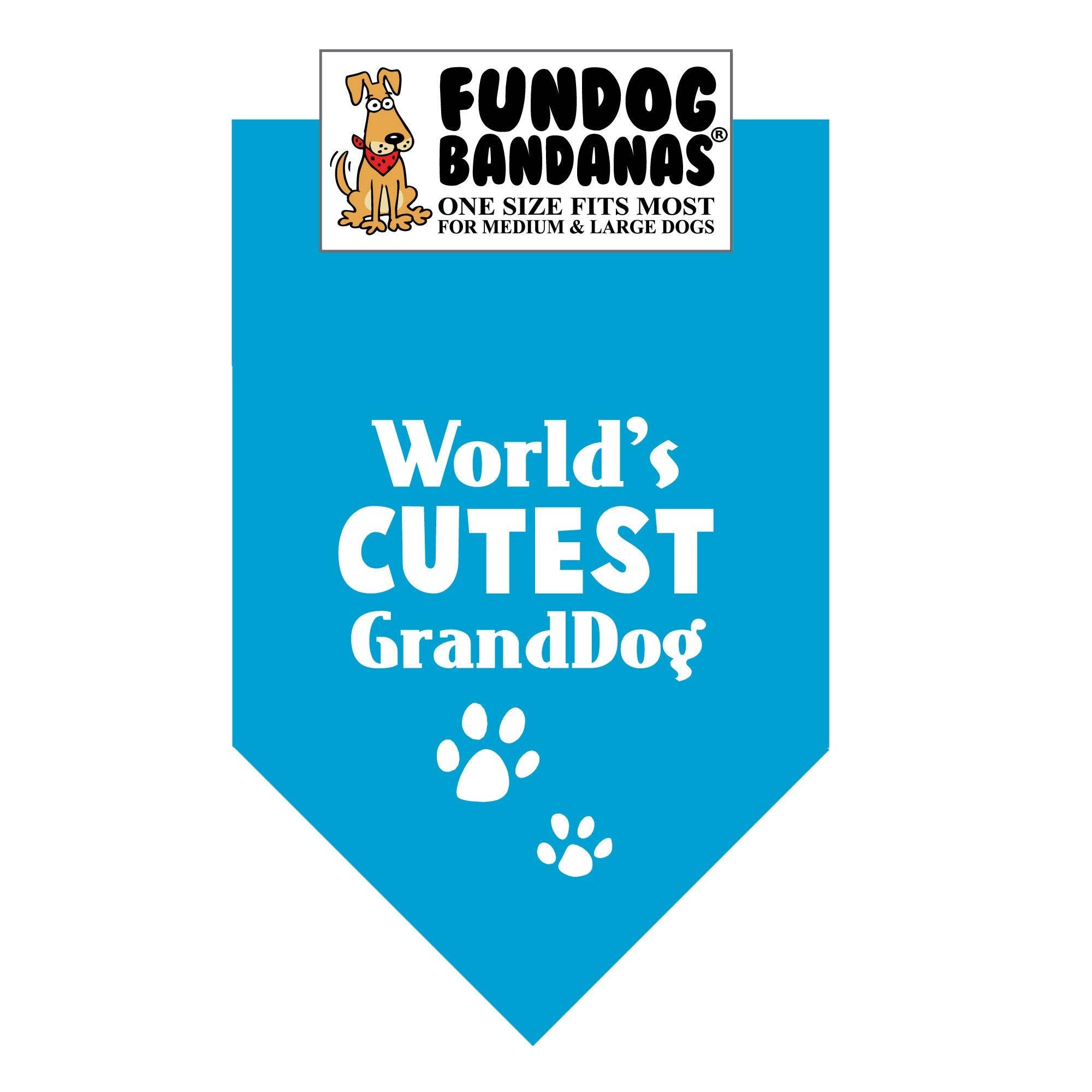 World's Cutest GrandDog Bandana