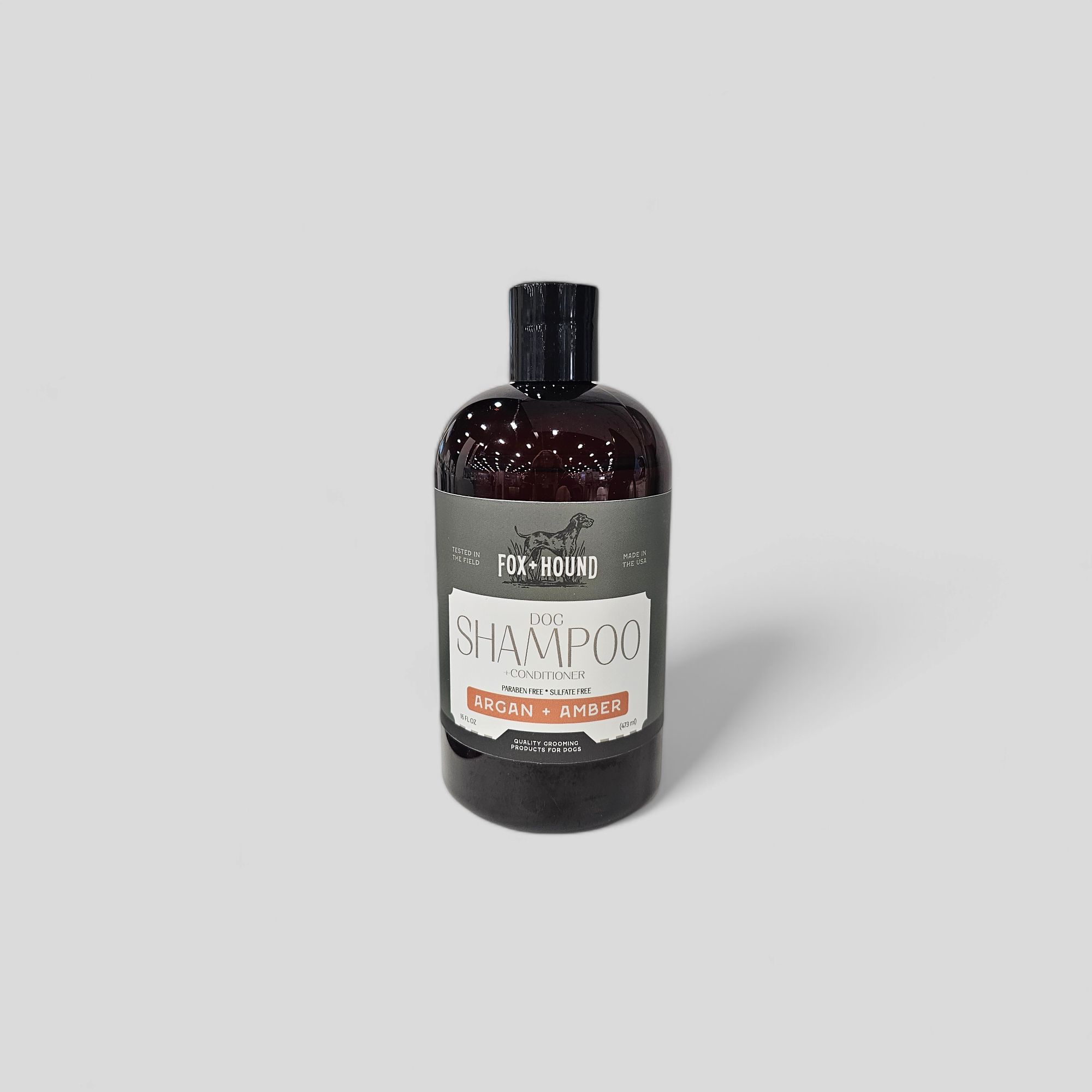 DOG SHAMPOO + CONDITIONER FOX + HOUND ARGAN & AMBER