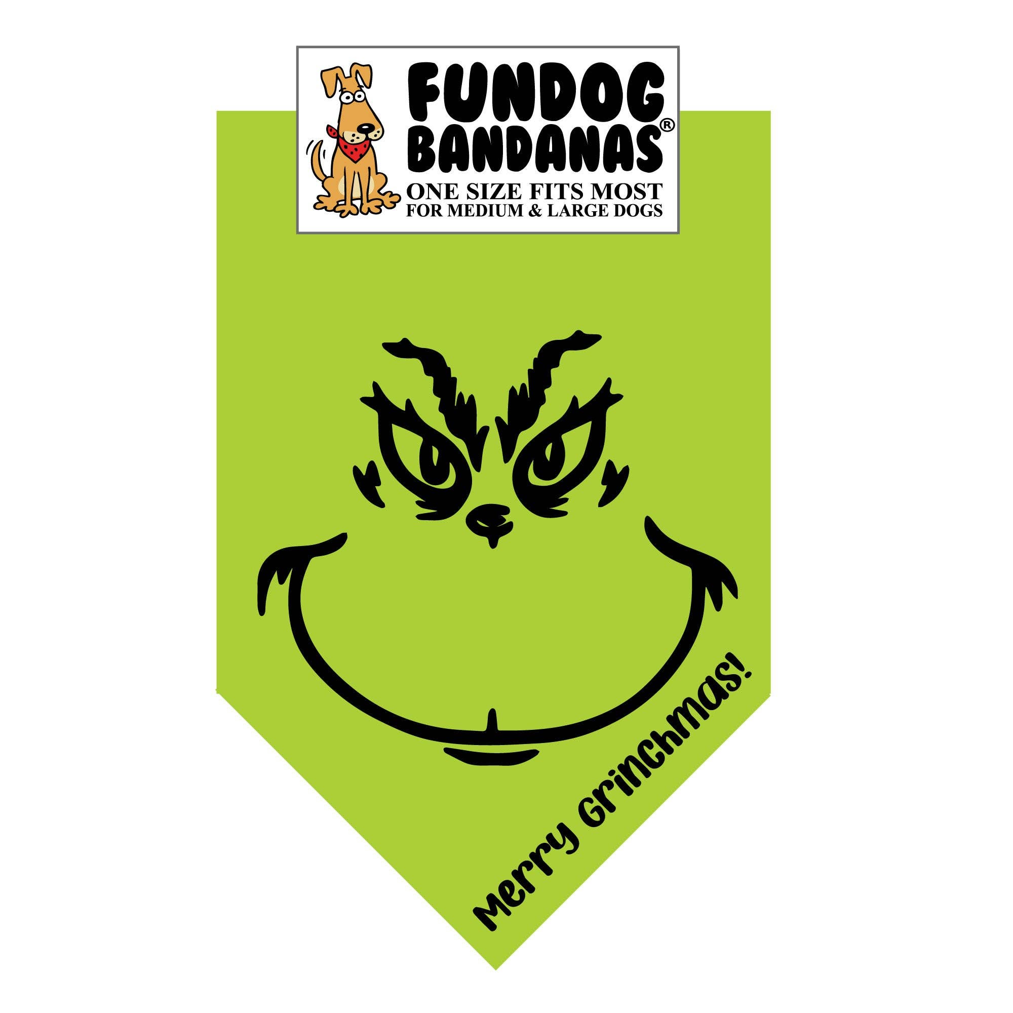 Wholesale 5 Pack - Merry Grinchmas! Bandana