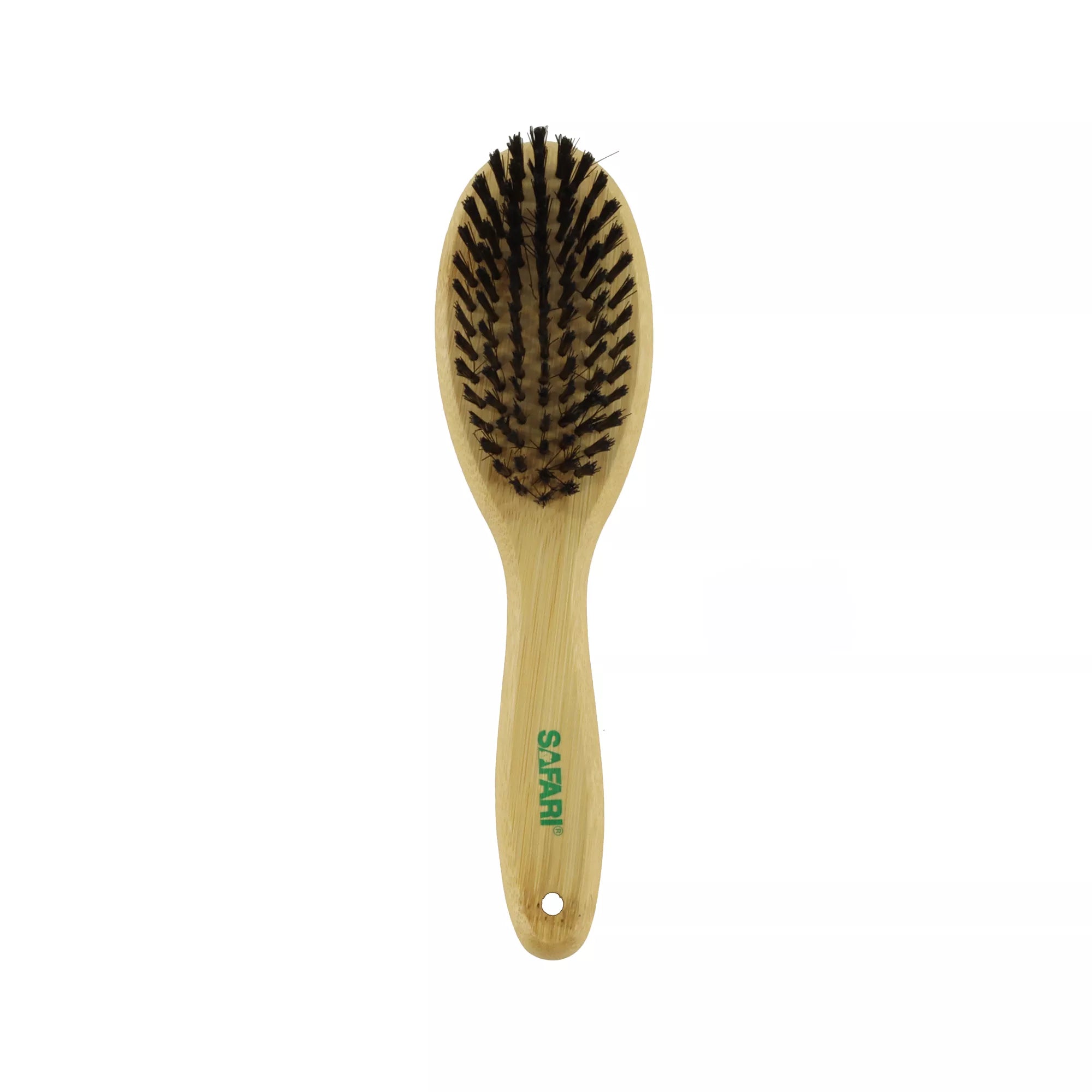 Bristle Dog Brush w/Bamboo Handle
