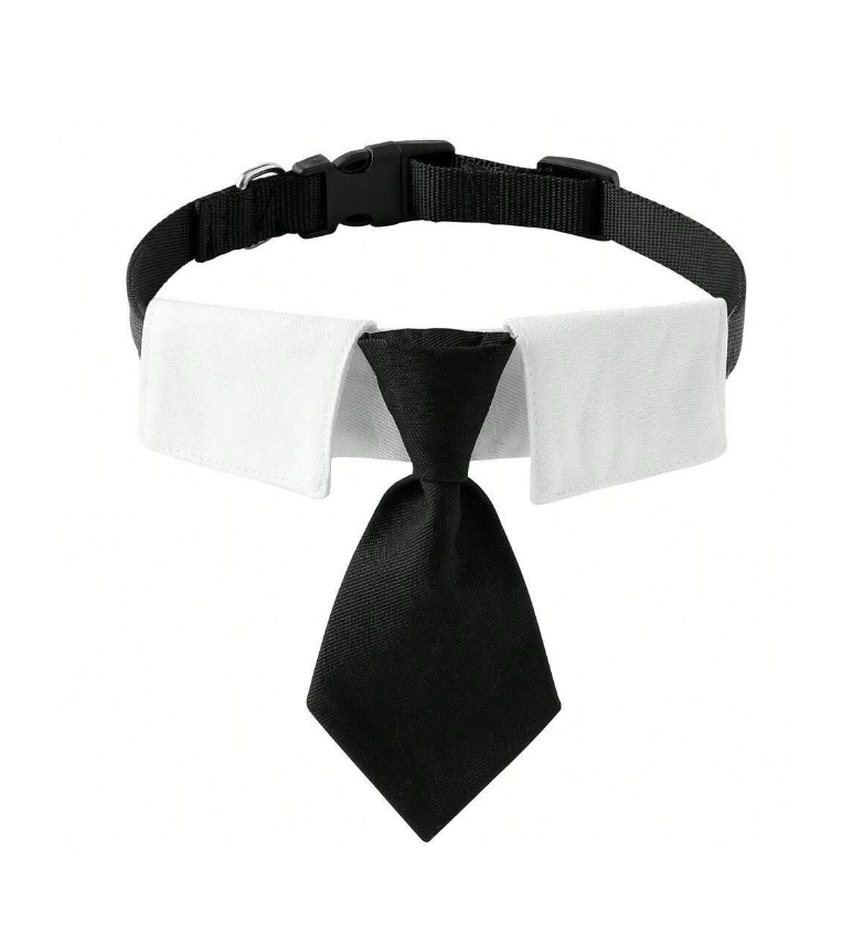 Knotted Tie w/Collar - Adjustable