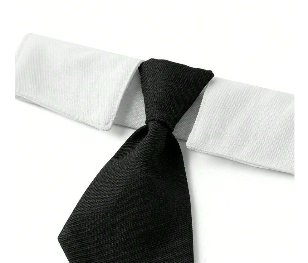 Knotted Tie w/Collar - Adjustable