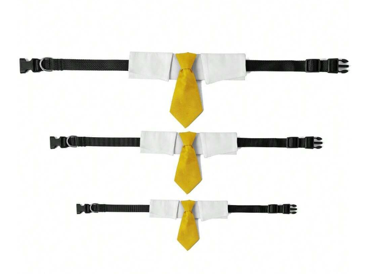 Knotted Tie w/Collar - Adjustable