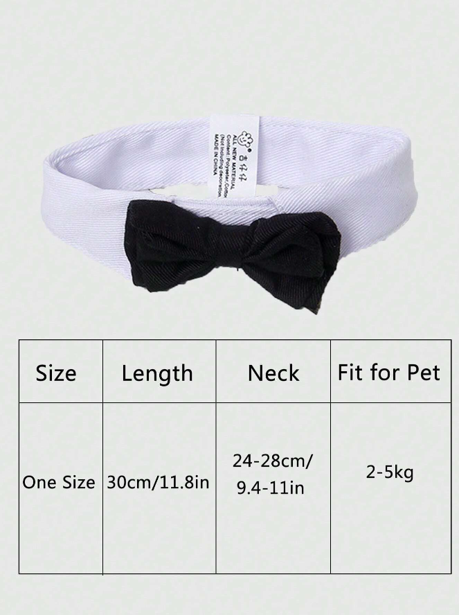 Bow Tie w/Collar - Cloth - Velcro