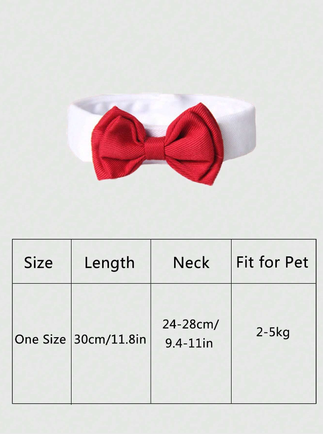 Bow Tie w/Collar - Cloth - Velcro