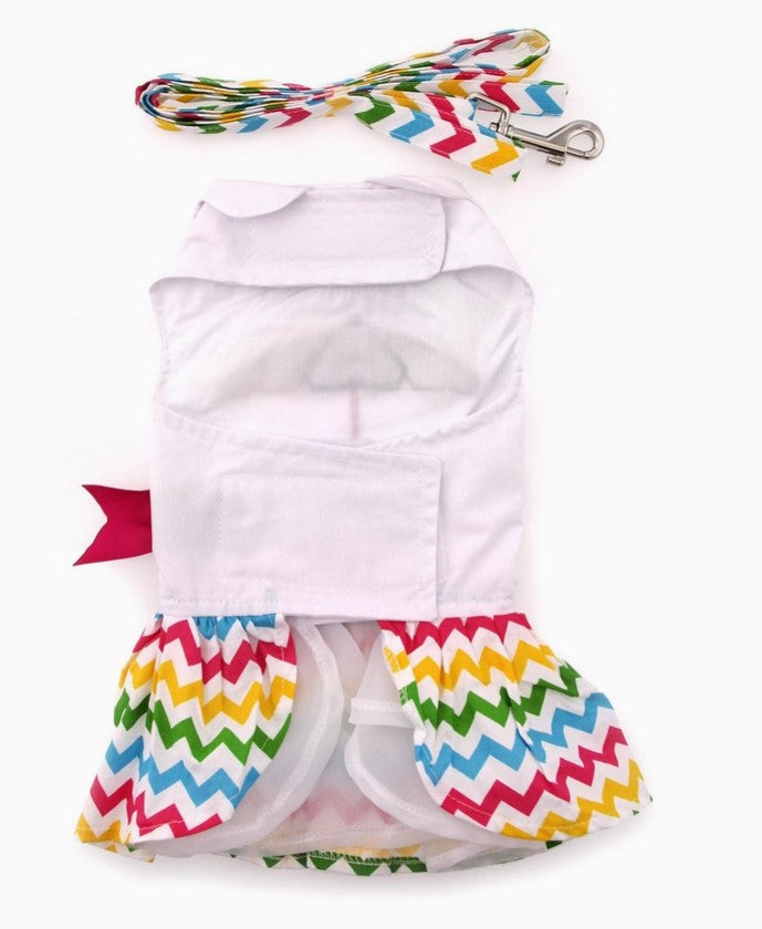 Ice Cream Cart Dress W/Leash & D-Ring (Harness)