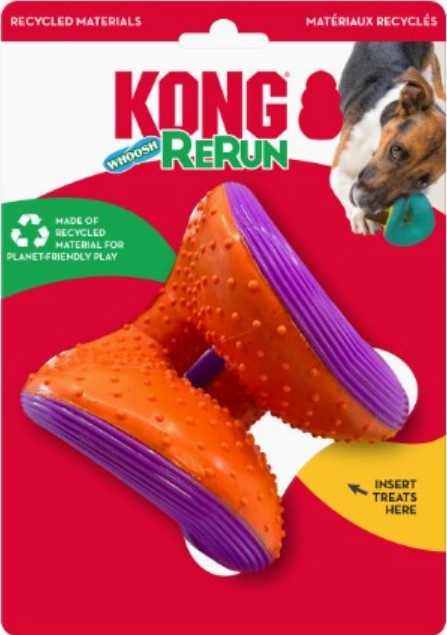 KONG® Rerun Whoosh Ball Dog Fetch Toy Assorted Medium/Large