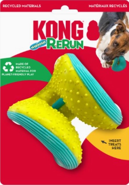 KONG® Rerun Whoosh Ball Dog Fetch Toy Assorted Medium/Large