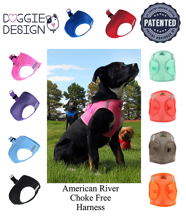 American River Solid Dog Harness