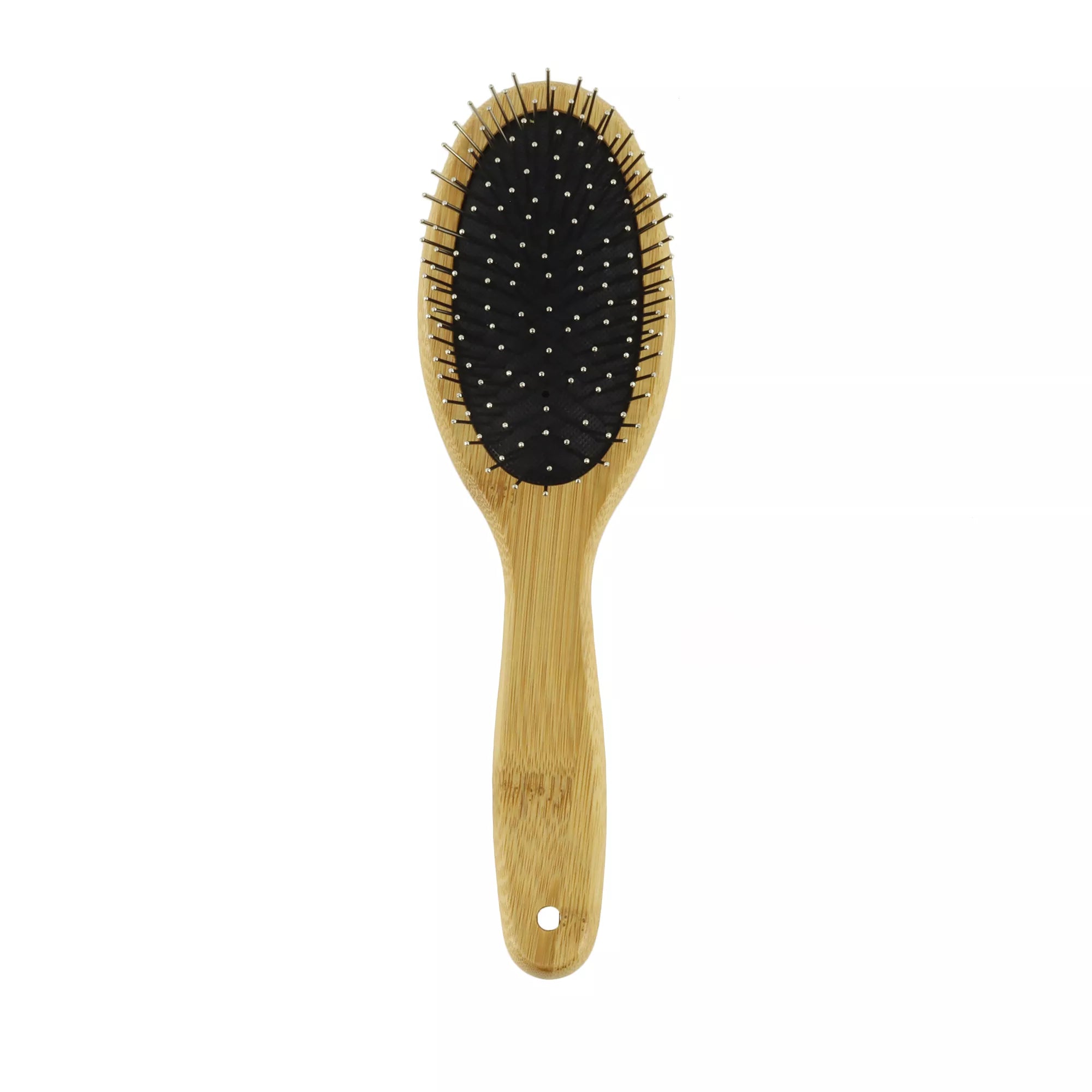Bristle & Wire Pin Dog Brush Combo w/Bamboo Handle