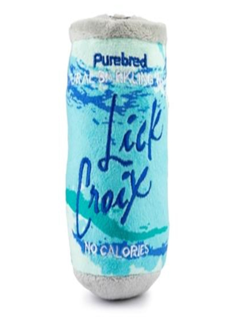 LickCroix Purebred Natural Barkling Water Plush Toy