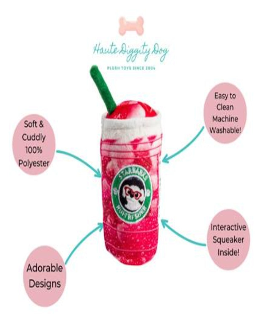 Starbucks Pawberry Acia Ruffresher Plush Toy