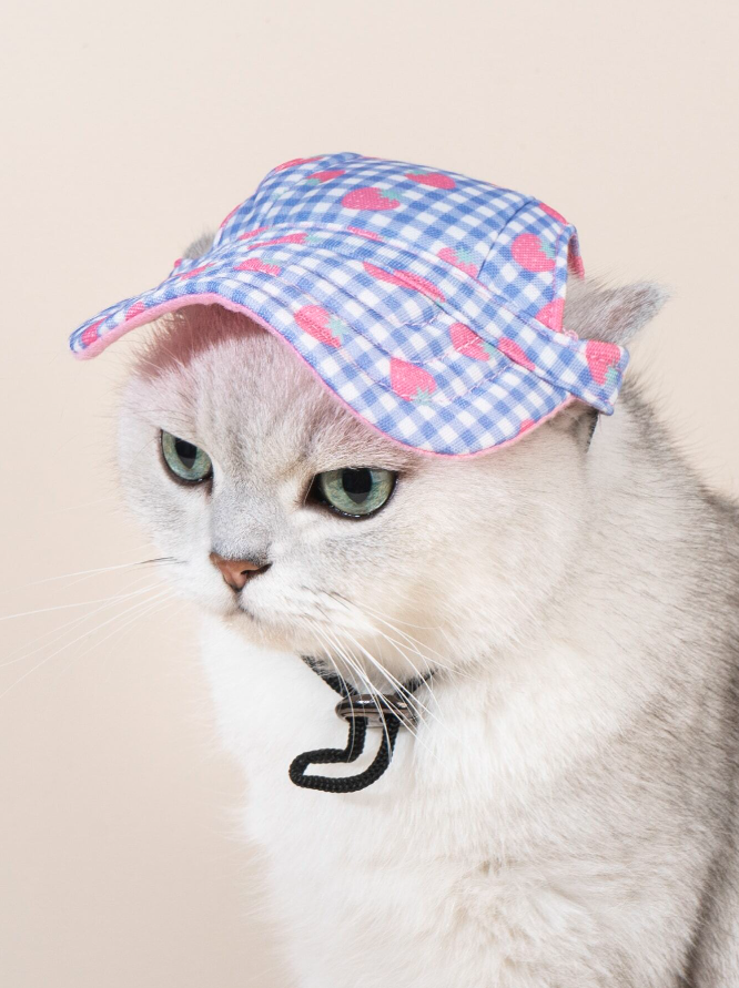 Baseball Cap w/Strawberries