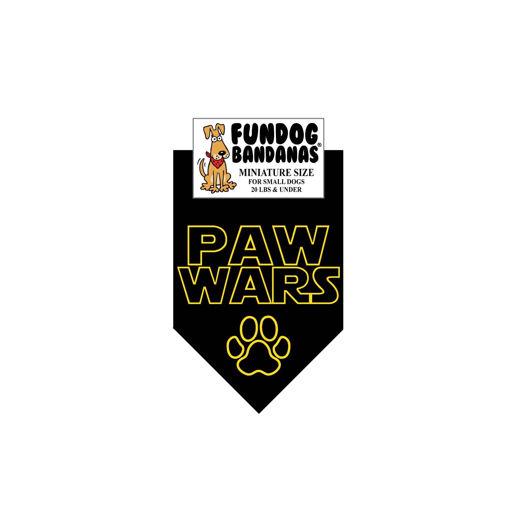 PAW WARS Bandana