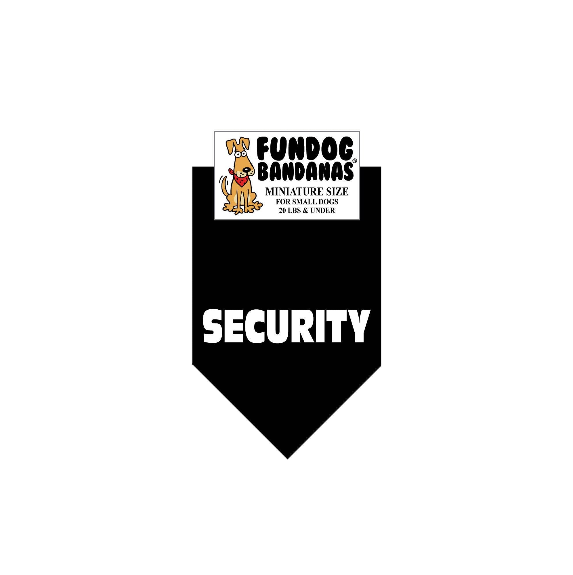 SECURITY Bandana