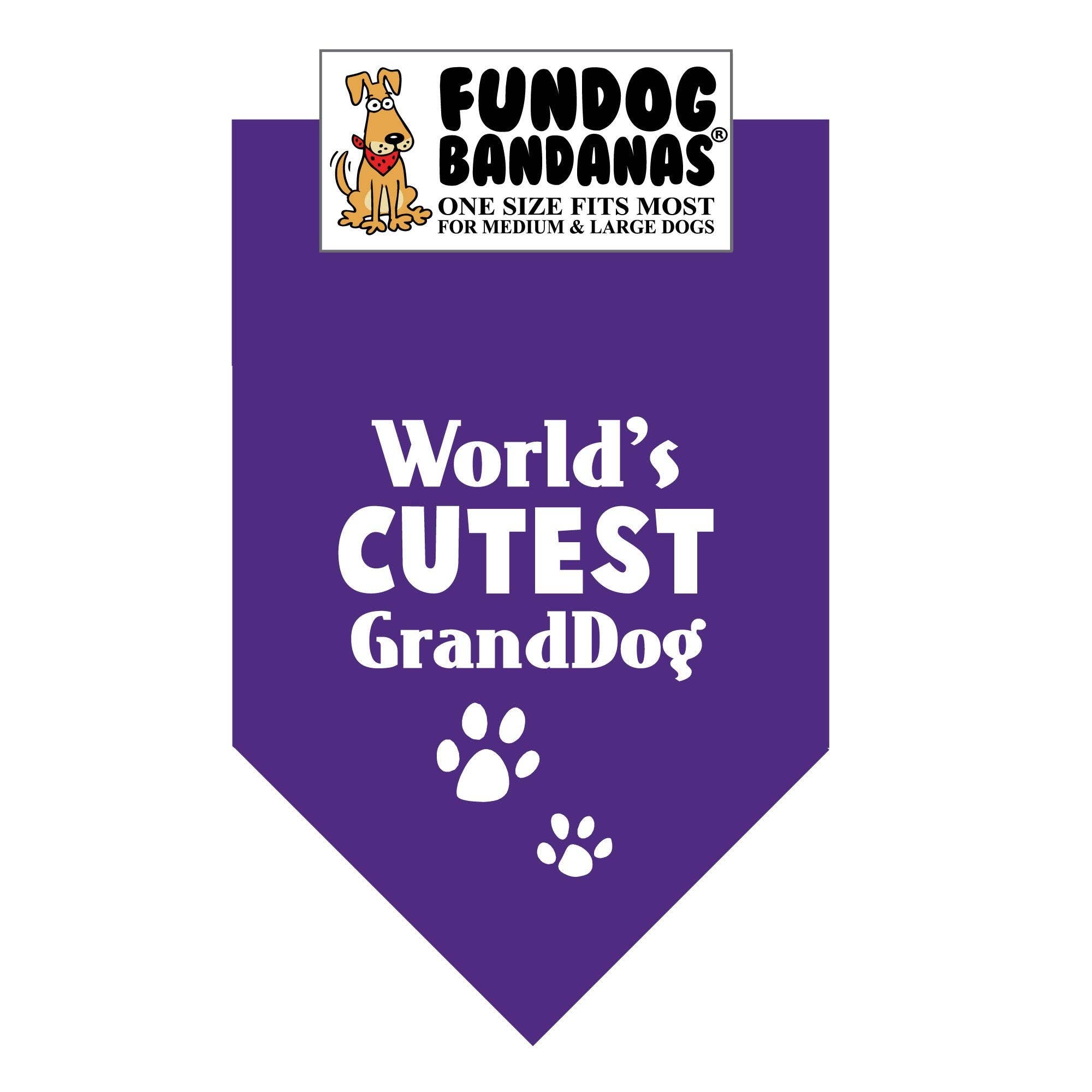 World's Cutest GrandDog Bandana