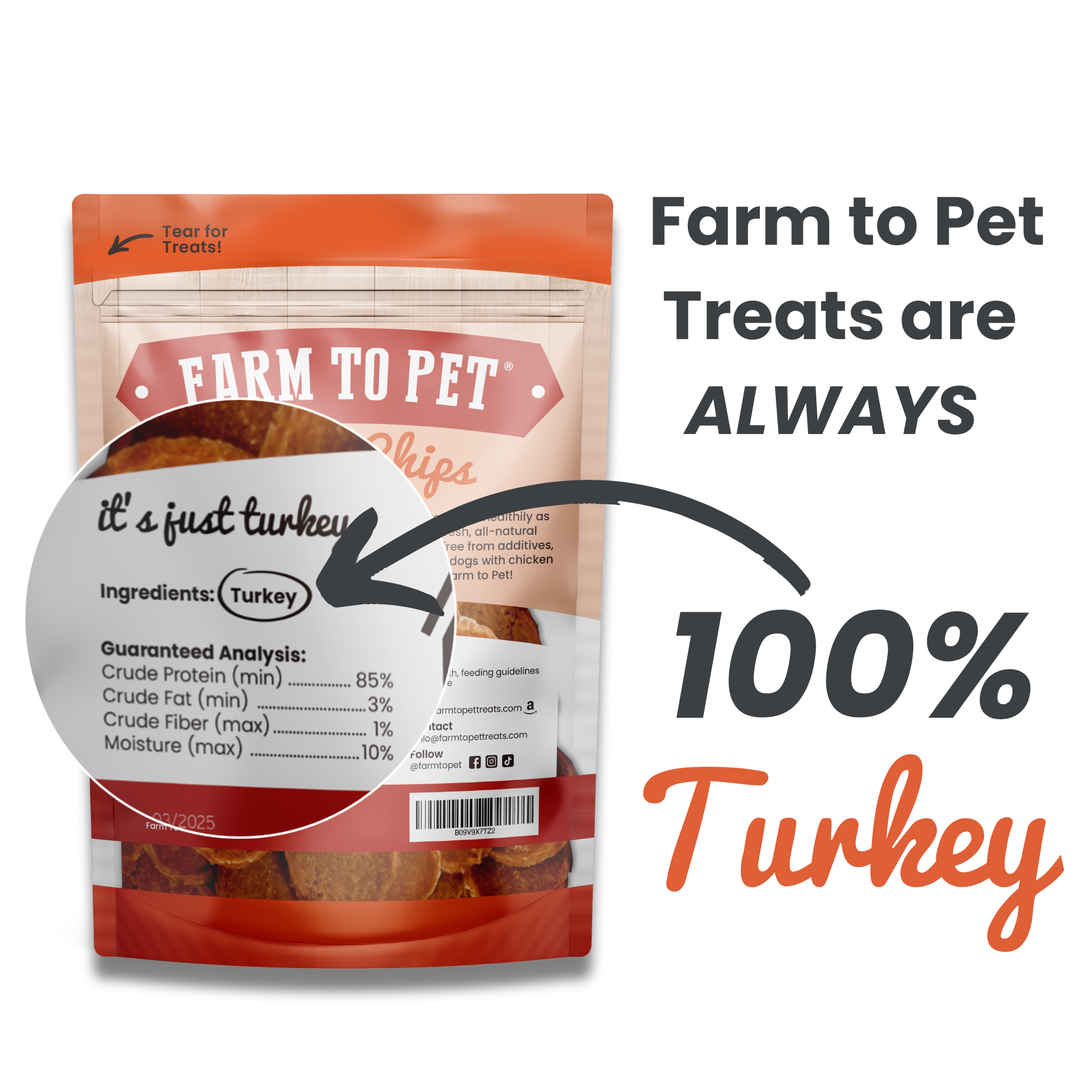 Turkey Chips Dog Treats