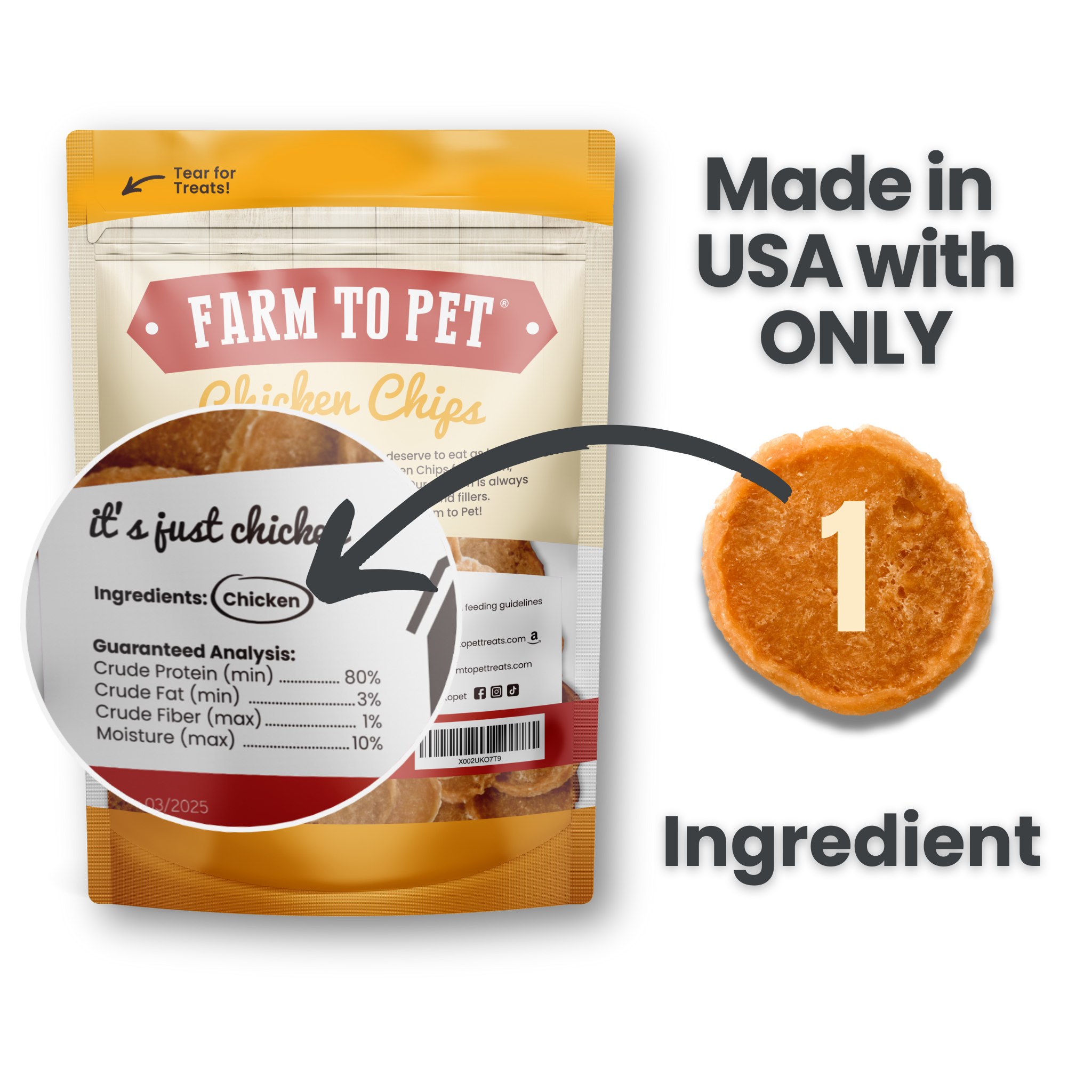 Chicken Chips Dog Treats