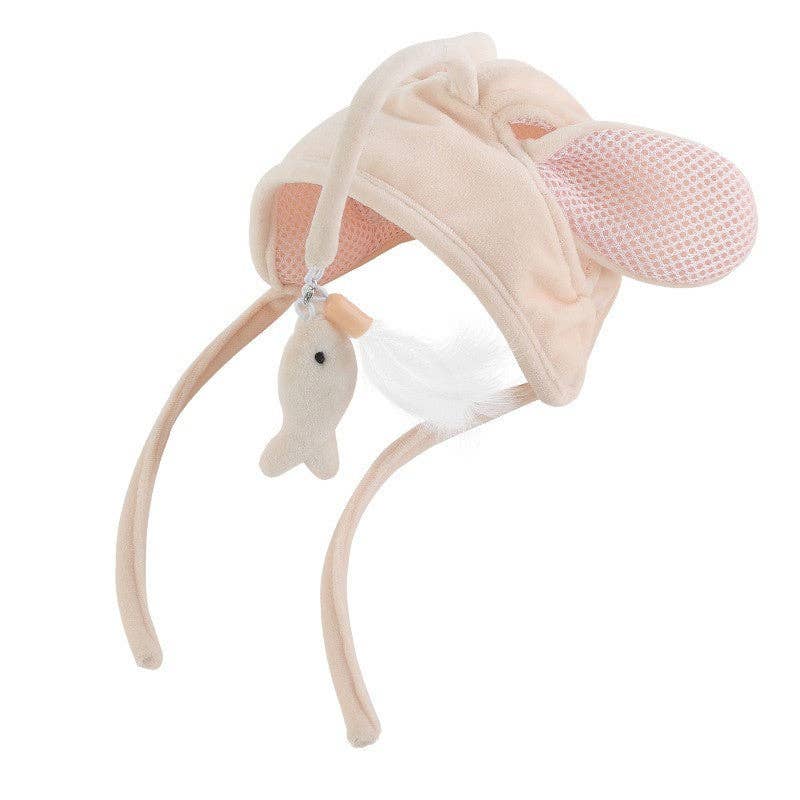 Moo - Feathered Cat Hat
