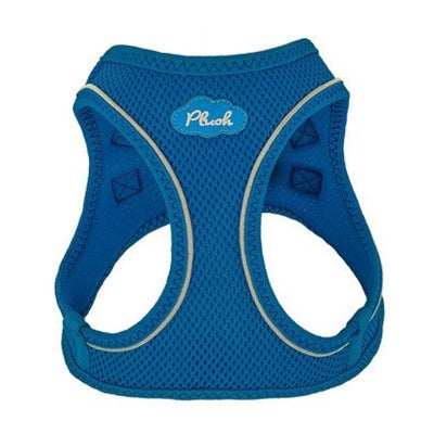 Lapis Blue Plush Step In Vest Air-Mesh Harness